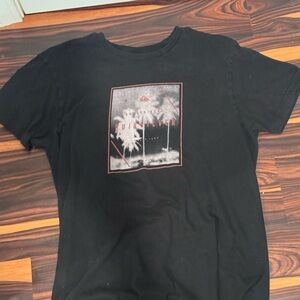 Quiksilver Charcoal Tee with Logo